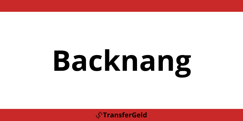 MoneyGram hauptbahnhof in Backnang - HBF