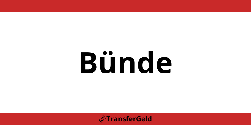 MoneyGram hauptbahnhof in Bünde - HBF