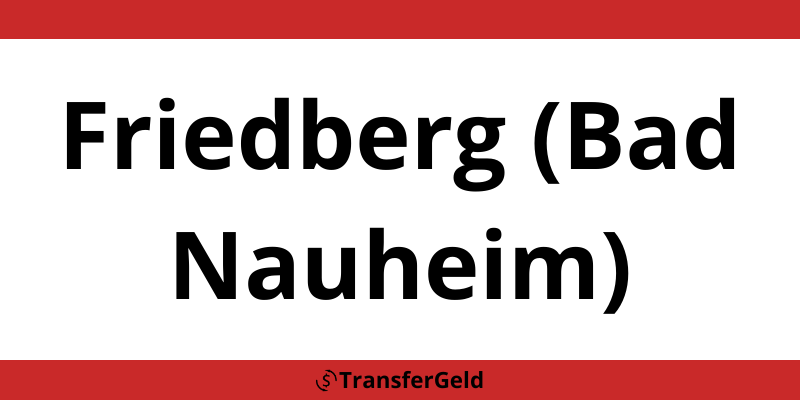 MoneyGram hauptbahnhof in Friedberg (Bad Nauheim) - HBF