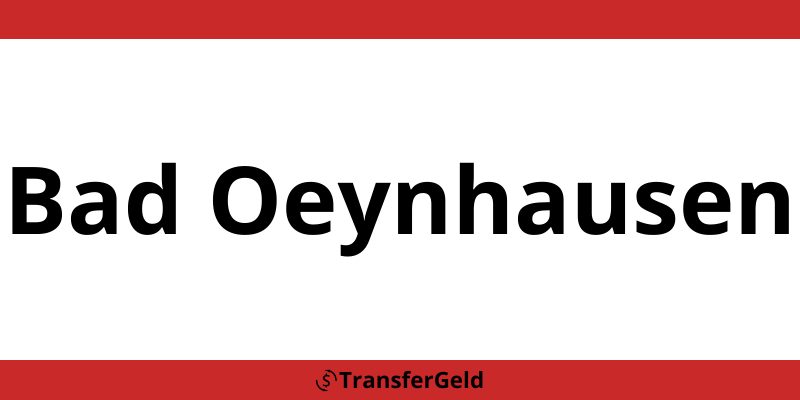 MoneyGram hauptbahnhof in Bad Oeynhausen - HBF