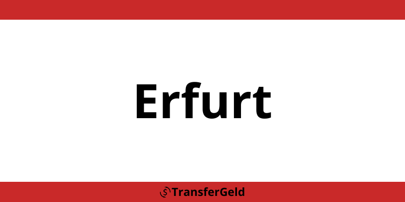 MoneyGram hauptbahnhof in Erfurt - HBF