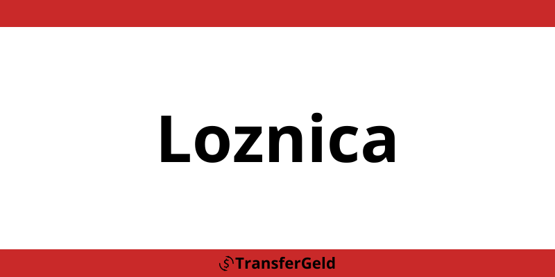MoneyGram hauptbahnhof in Loznica - HBF