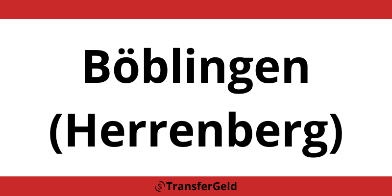 MoneyGram hauptbahnhof in Böblingen (Herrenberg) - HBF