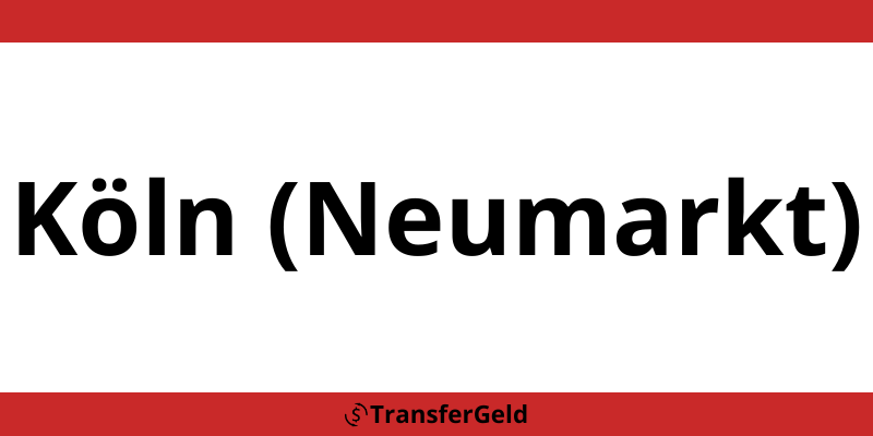 MoneyGram hauptbahnhof in Köln (Neumarkt) - HBF