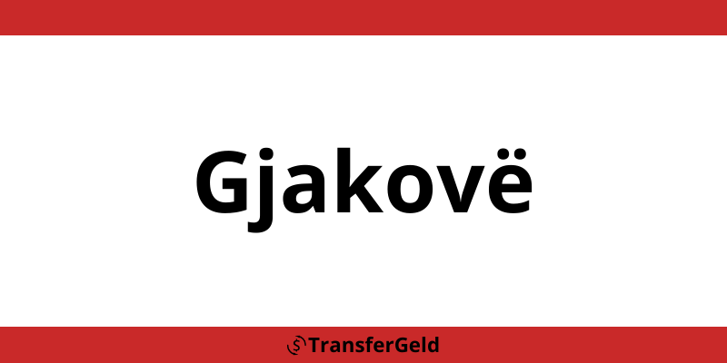 MoneyGram hauptbahnhof in Gjakovë - HBF