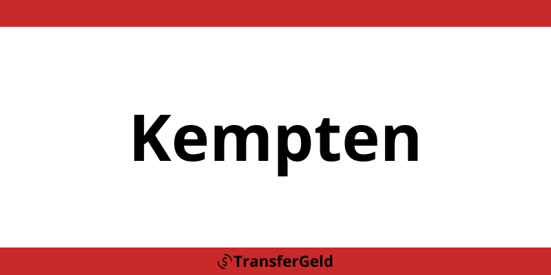 MoneyGram hauptbahnhof in Kempten - HBF