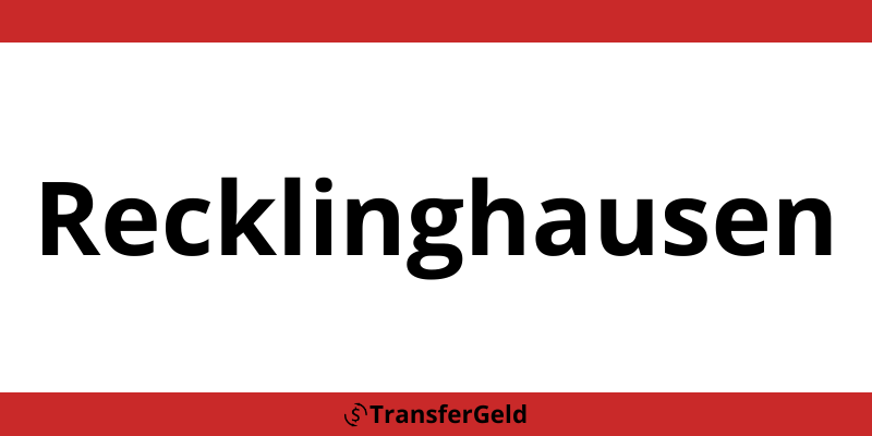 MoneyGram hauptbahnhof in Recklinghausen - HBF