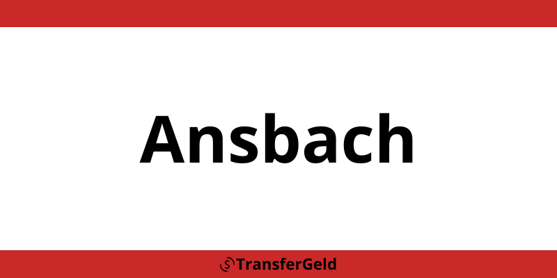 MoneyGram hauptbahnhof in Ansbach - HBF